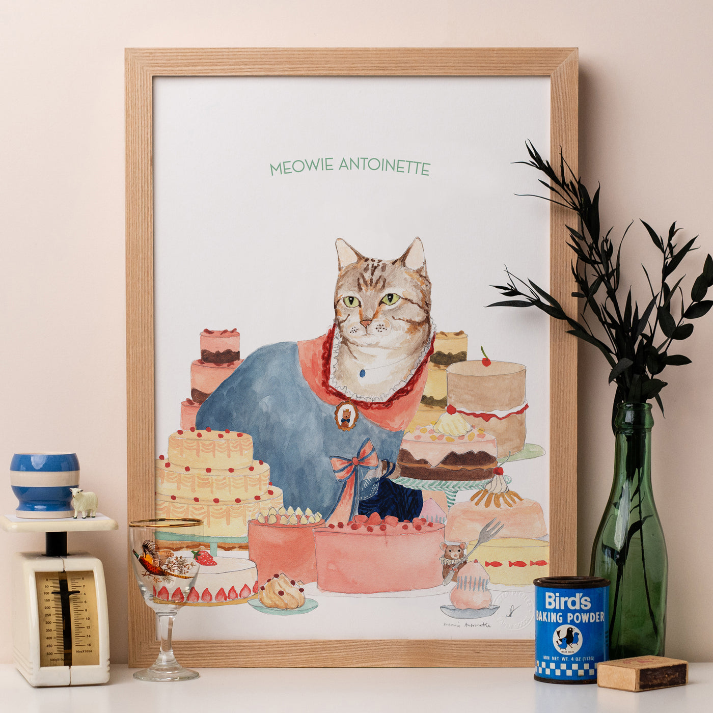 Meowie Antionette Print