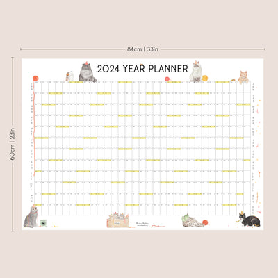 2024 Cat Party Year Planner