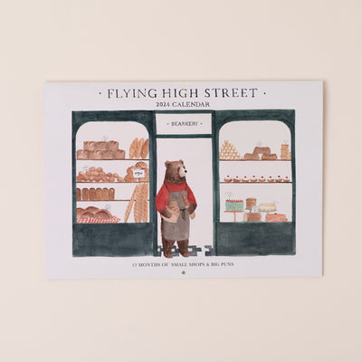 2024 Flying High Street Wall Calendar