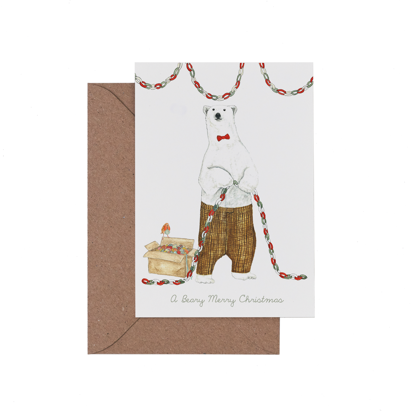 Beary Merry Christmas Greetings Card