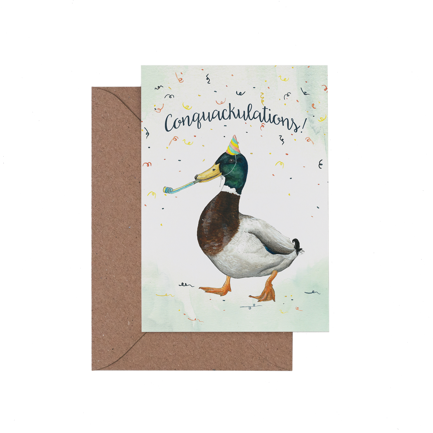 Conquackulations Duck Card