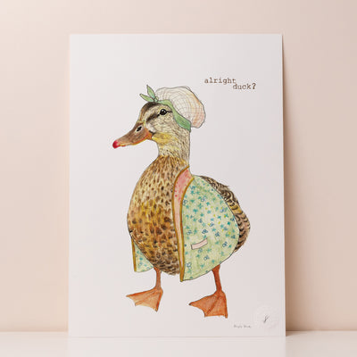 Alright Duck Print