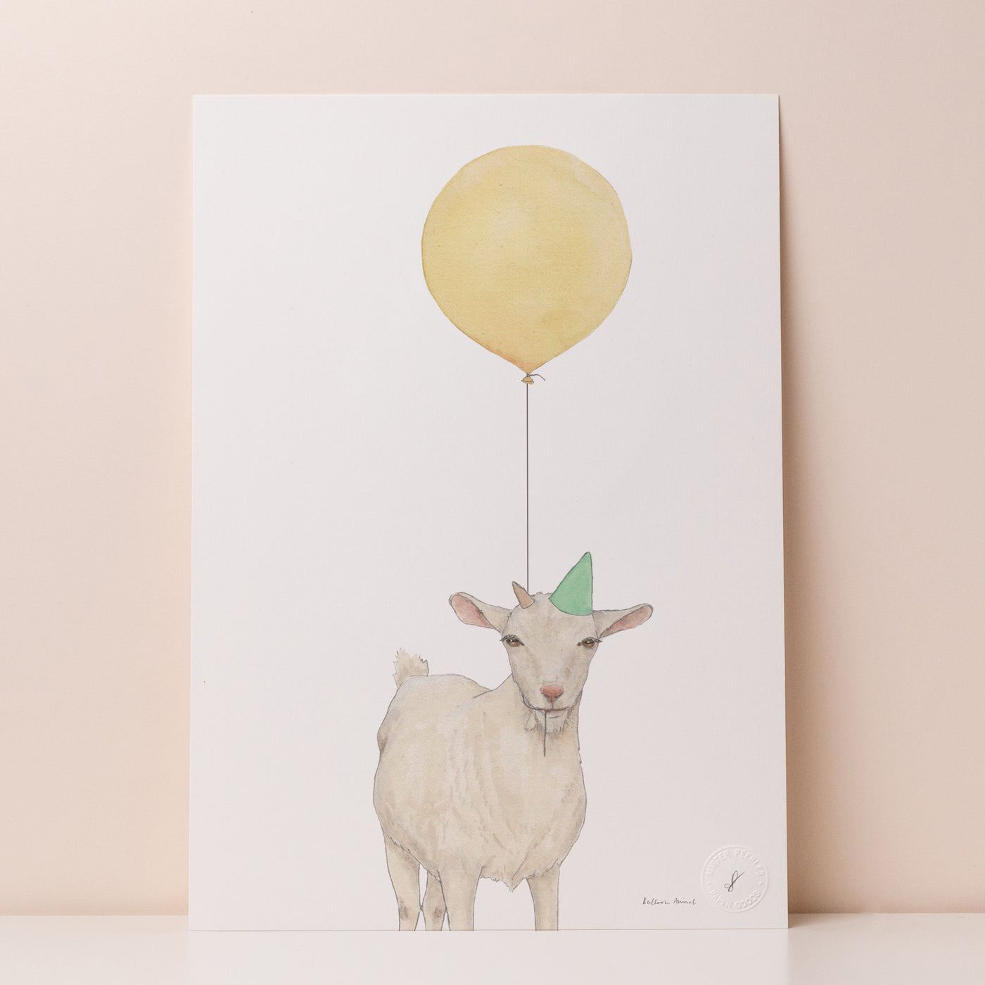 Balloon Animal Print - Goat