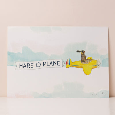 Hare O Plane Print