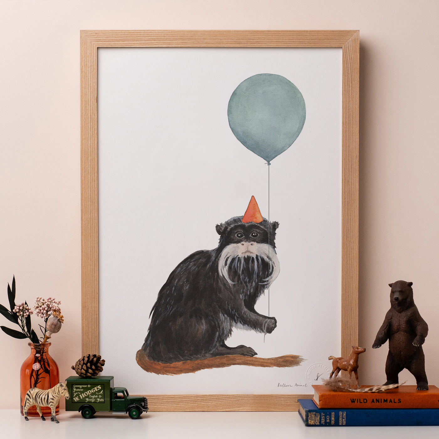 Balloon Animal Print - Emperor Tamarin