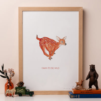 Fawn to be Wild Print