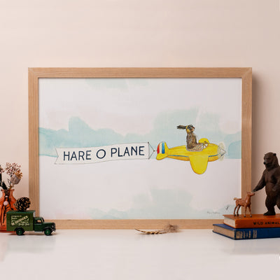 Hare O Plane Print
