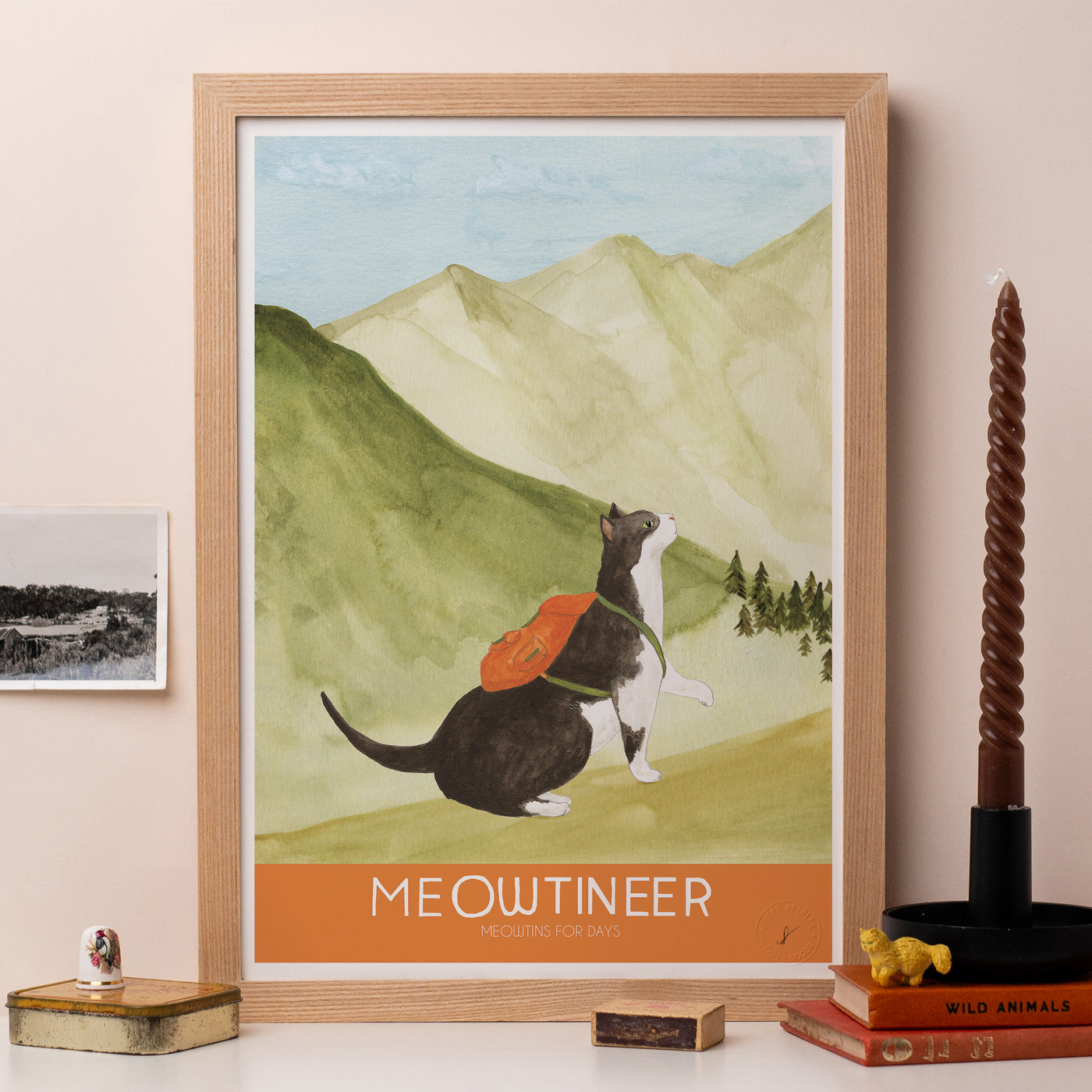 Meowtineer Print