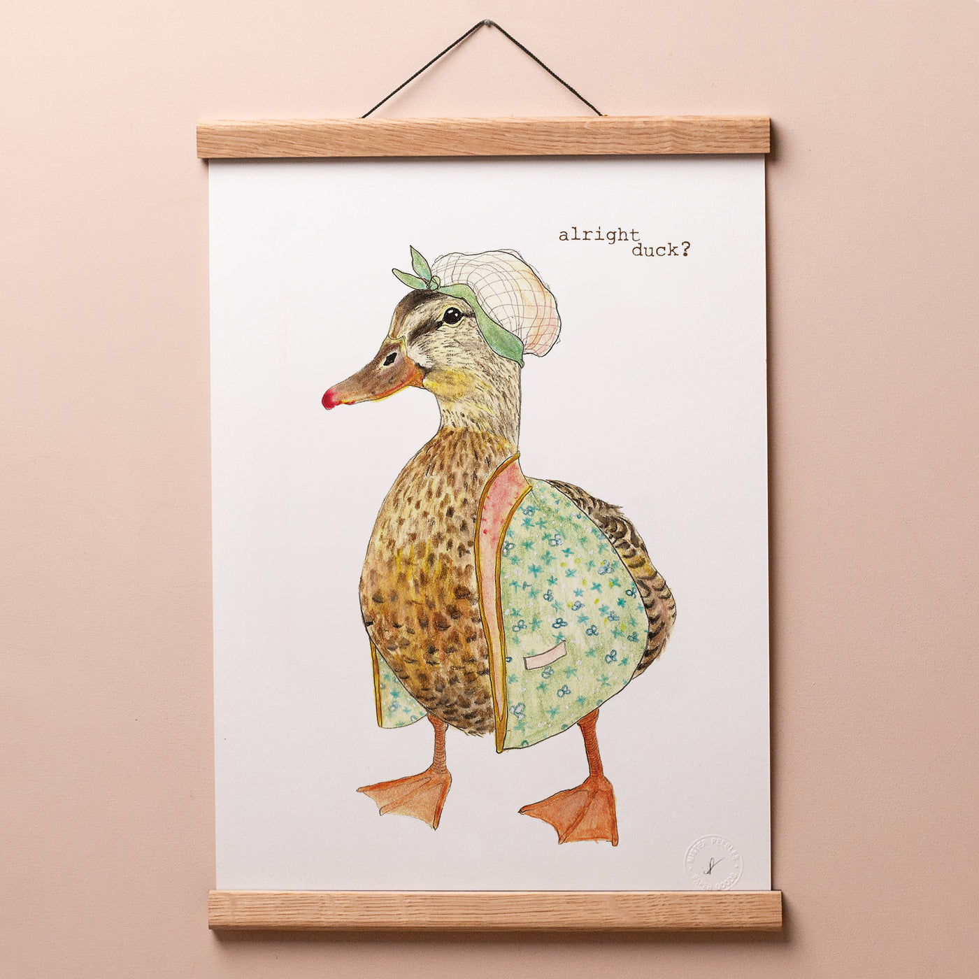 Alright Duck Print