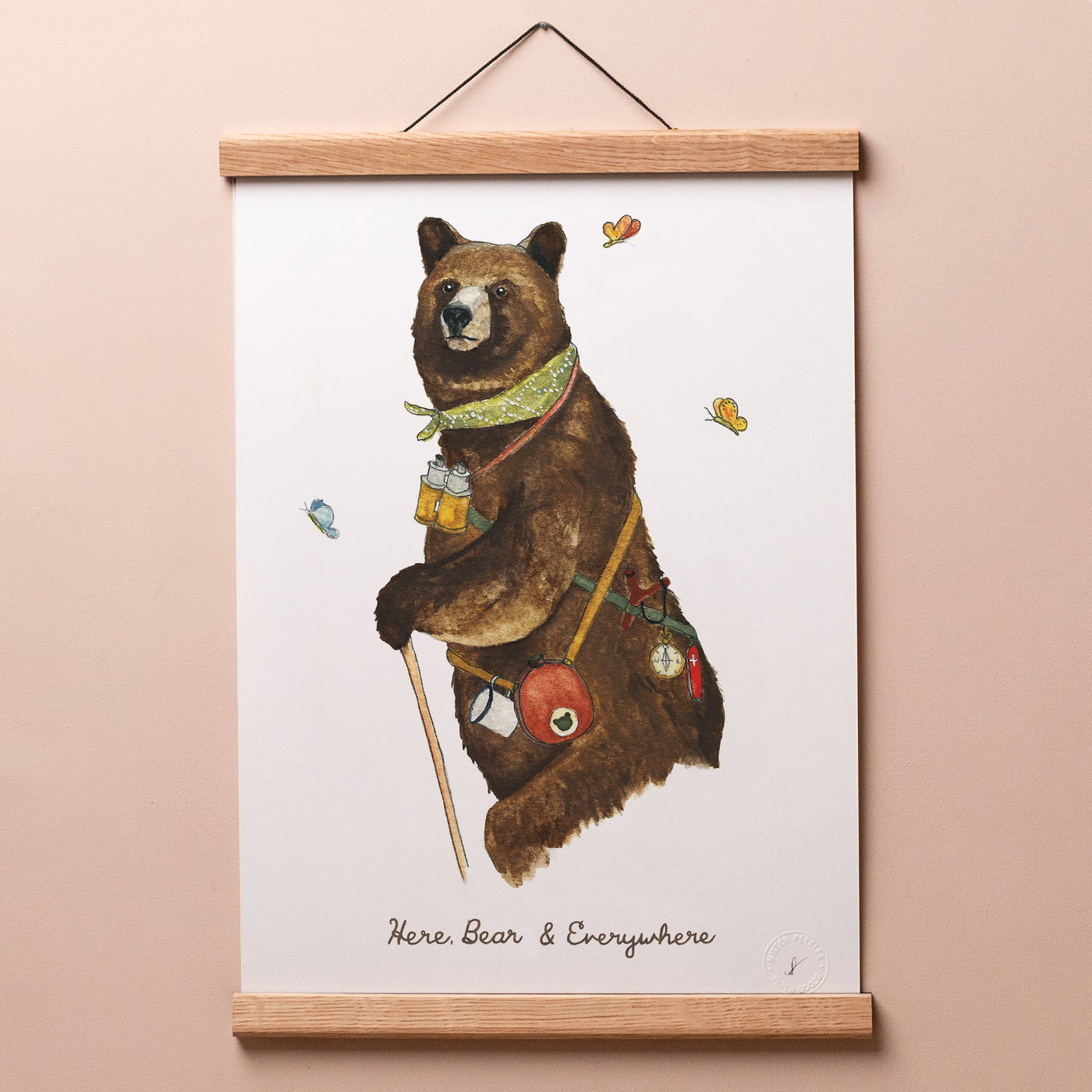 Here Bear and Everywhere Print