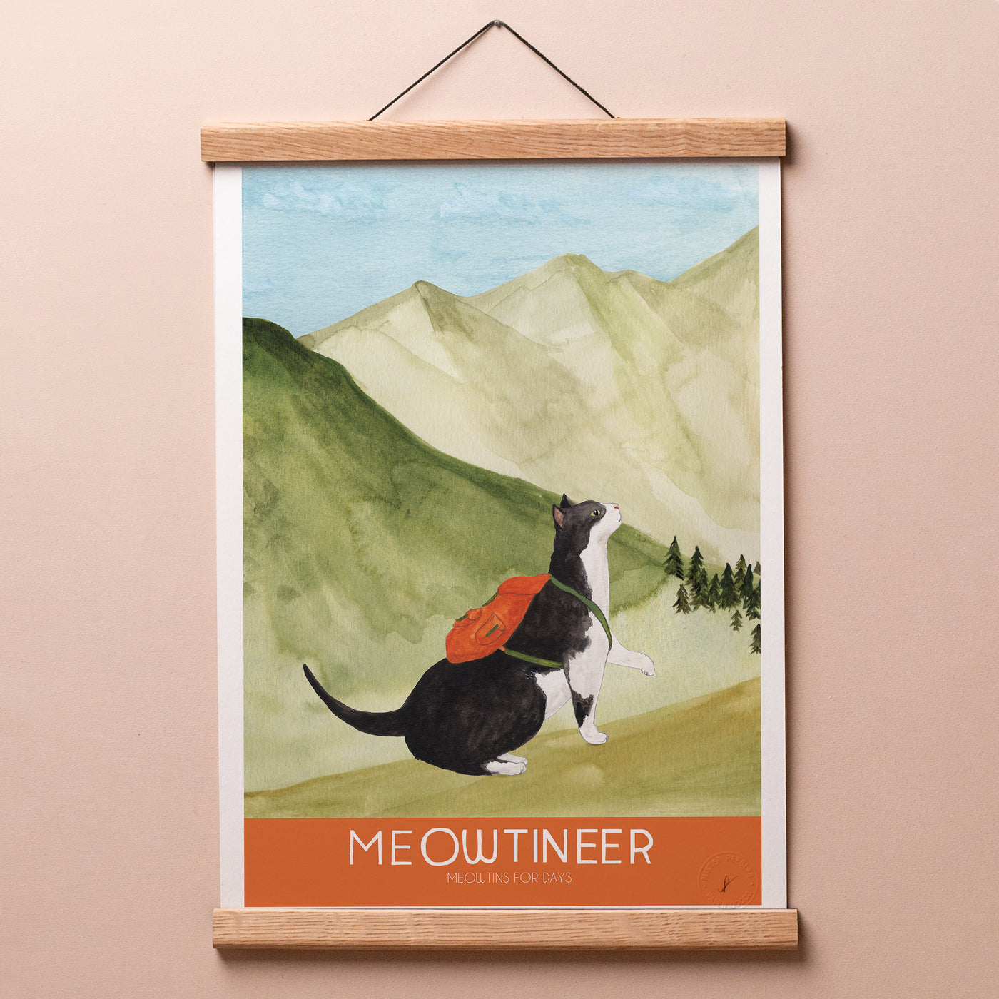 Meowtineer Print