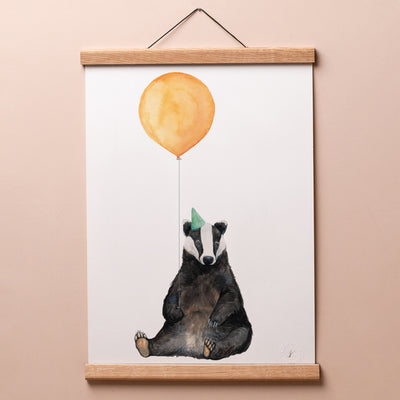 Balloon Animal Print - Badger