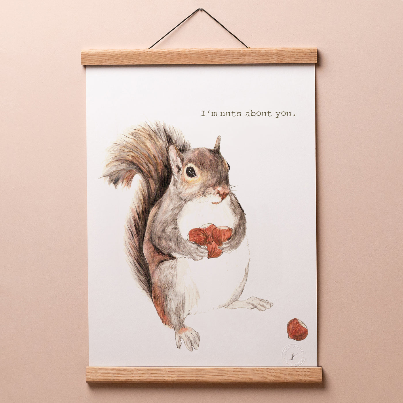 Nuts About You Print