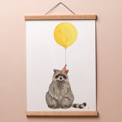 Balloon Animal Print - Raccoon