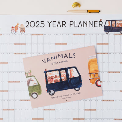 2025 Vanimals Wall Calendar