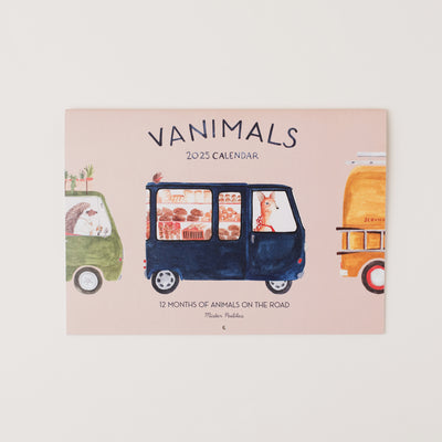 2025 Vanimals Wall Calendar