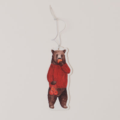 Orange Bear Air Freshener