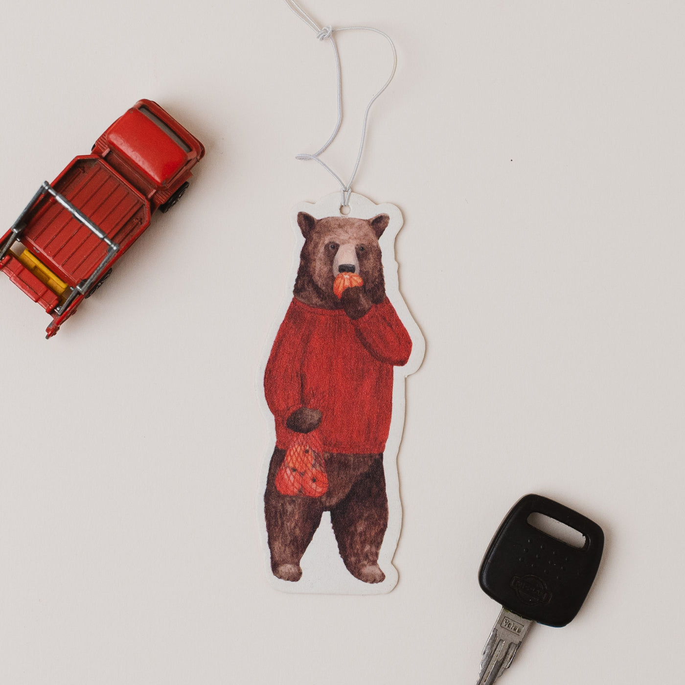 Orange Bear Air Freshener