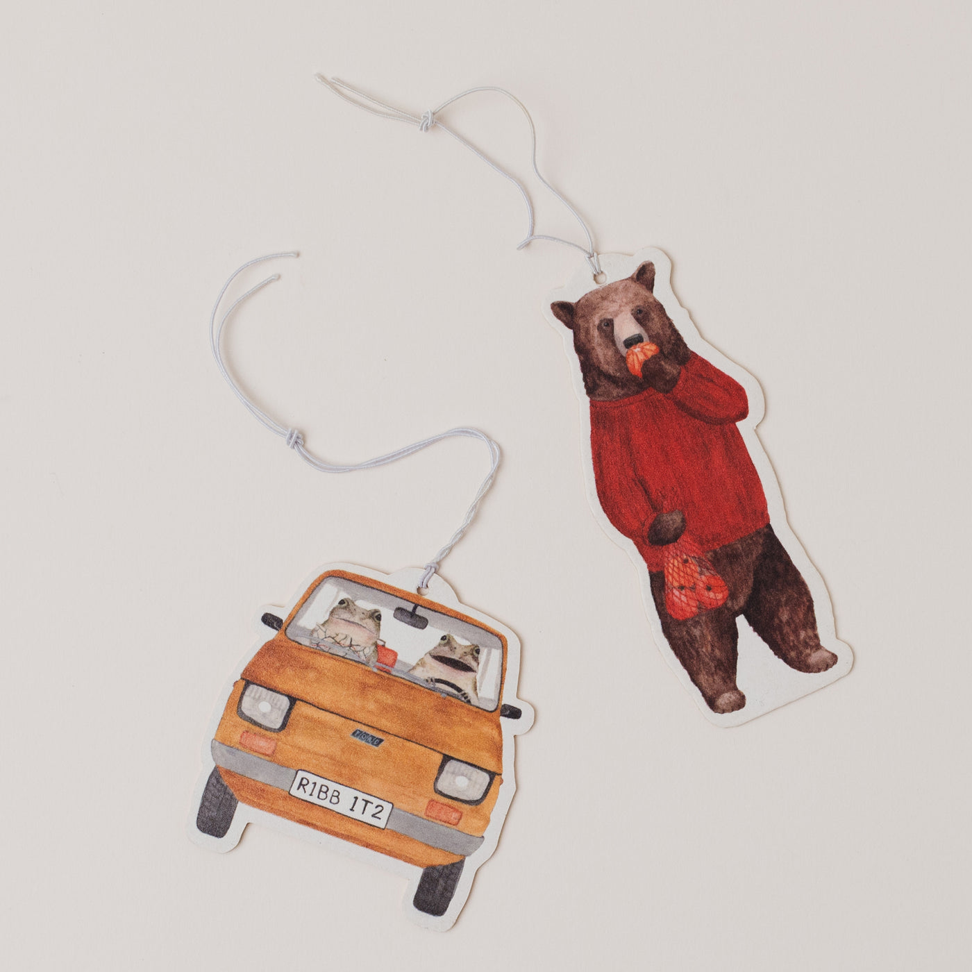 Orange Bear Air Freshener