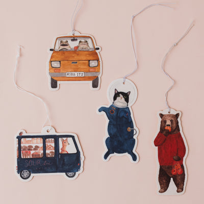 Apple Space Cat Air Freshener
