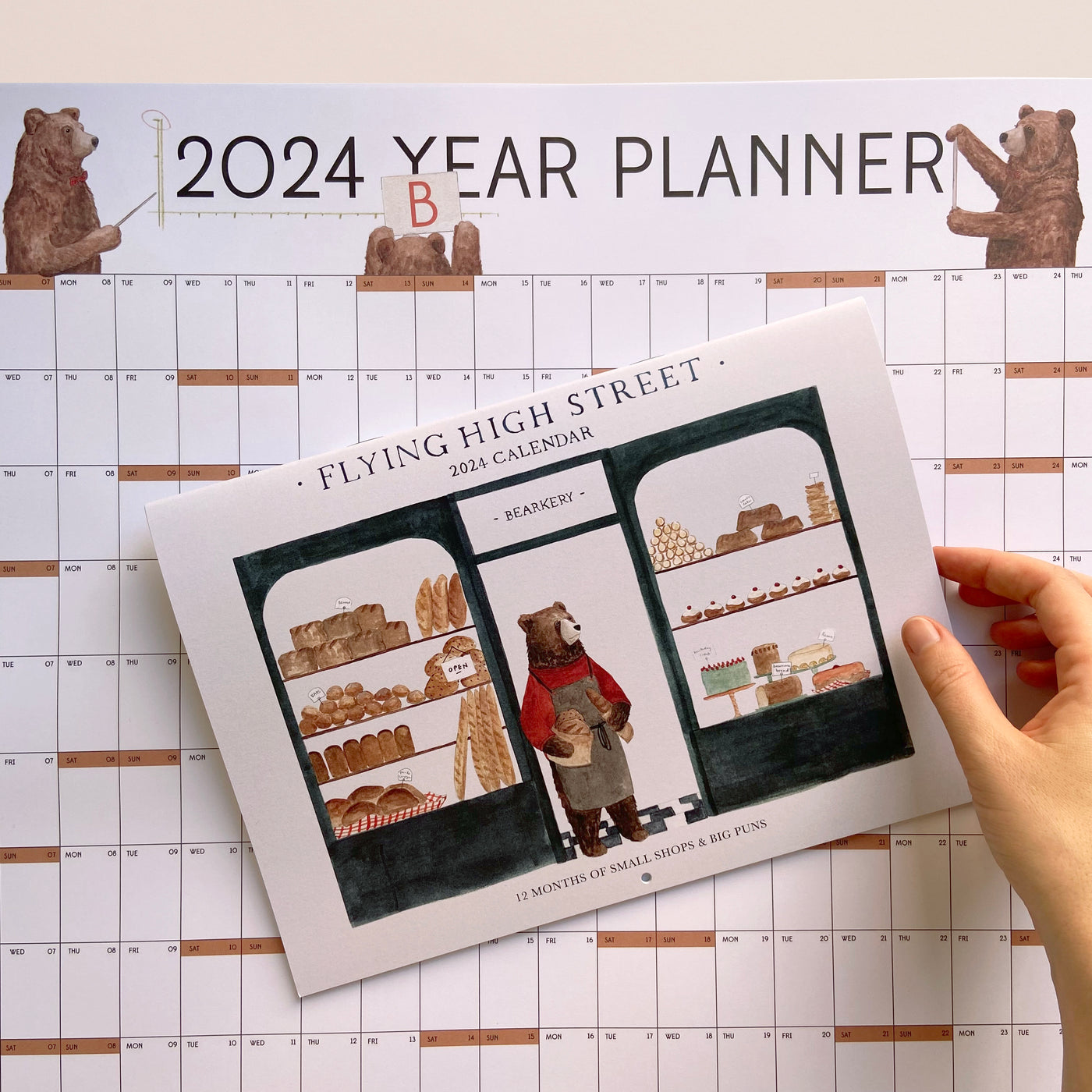 2024 Wall Calendar and Planner Bundle