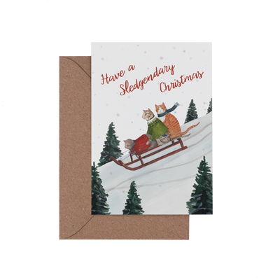 Have a Sledgendary Christmas Card