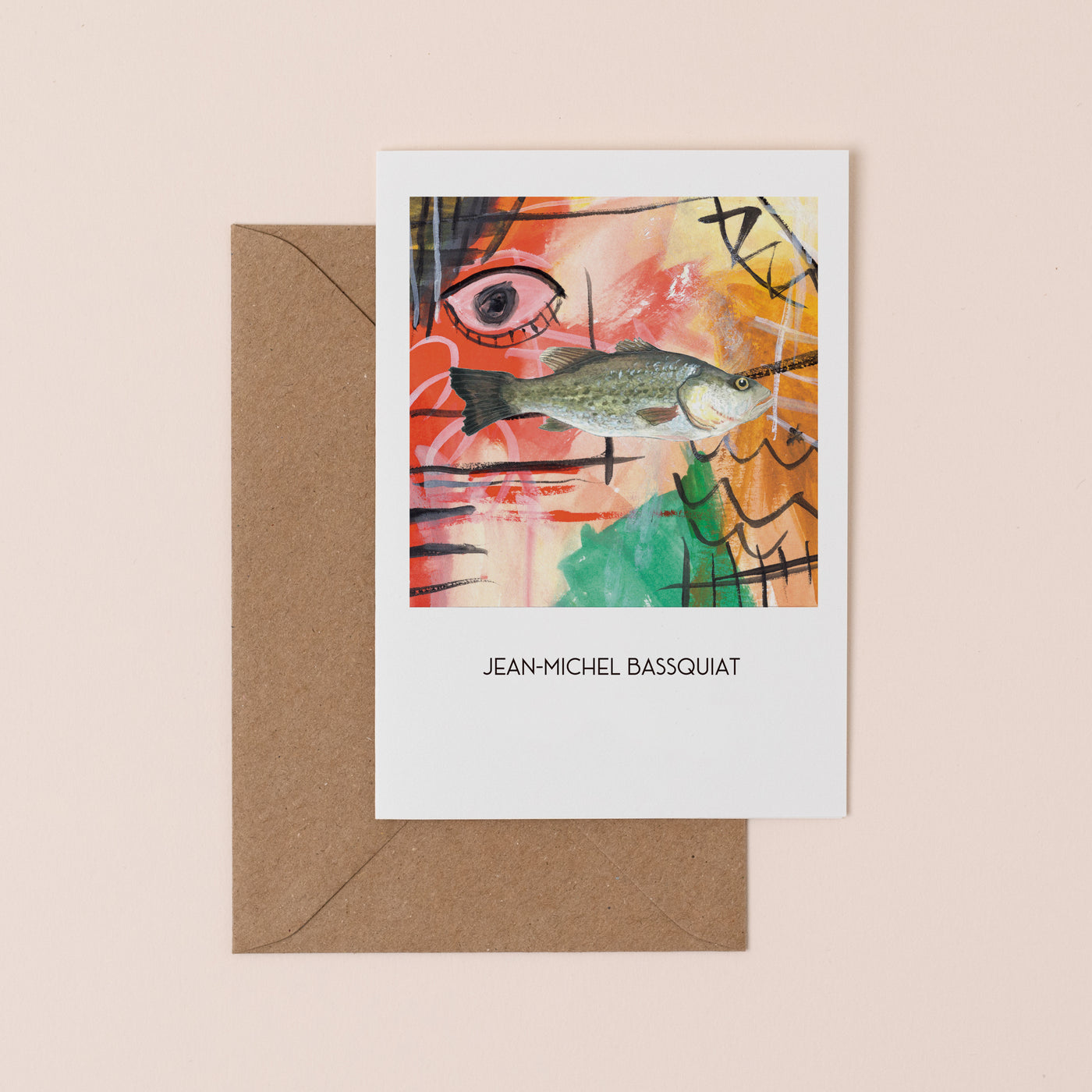 Art Fish - Bassquiat Card
