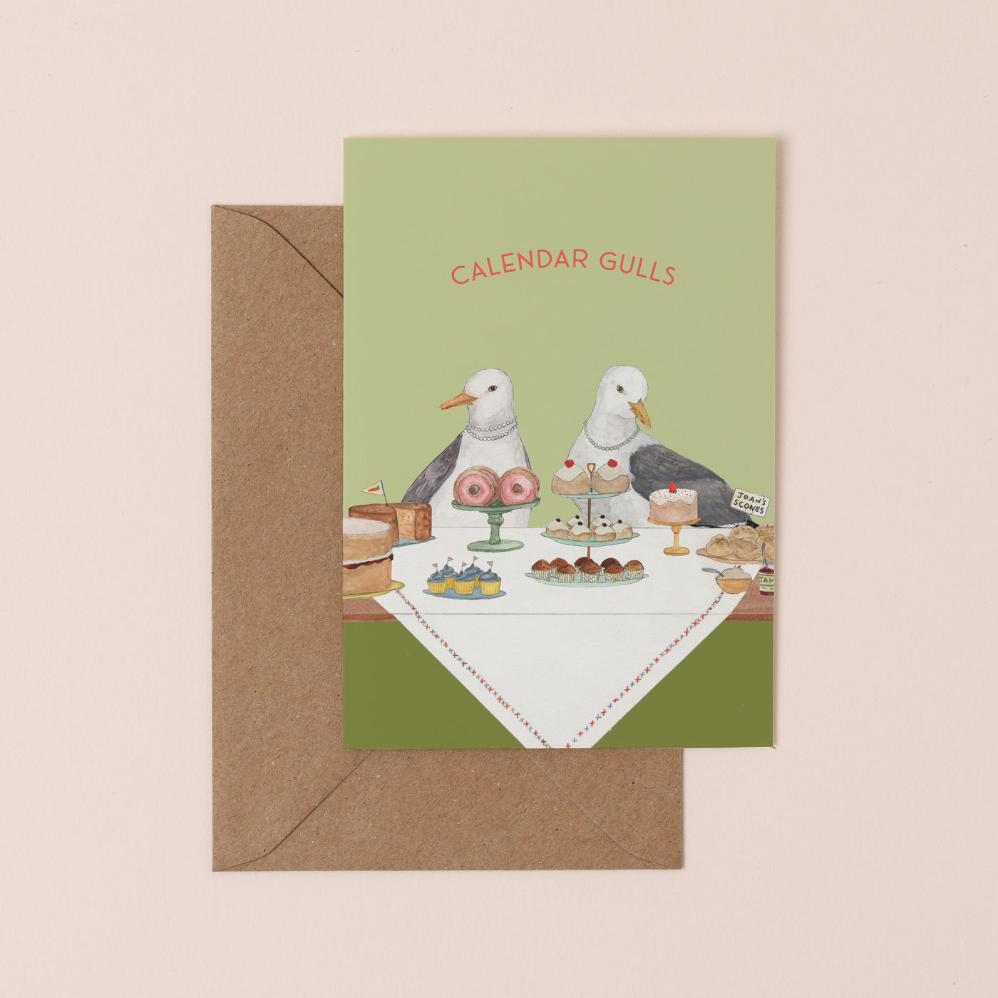 Calendar Gulls Card