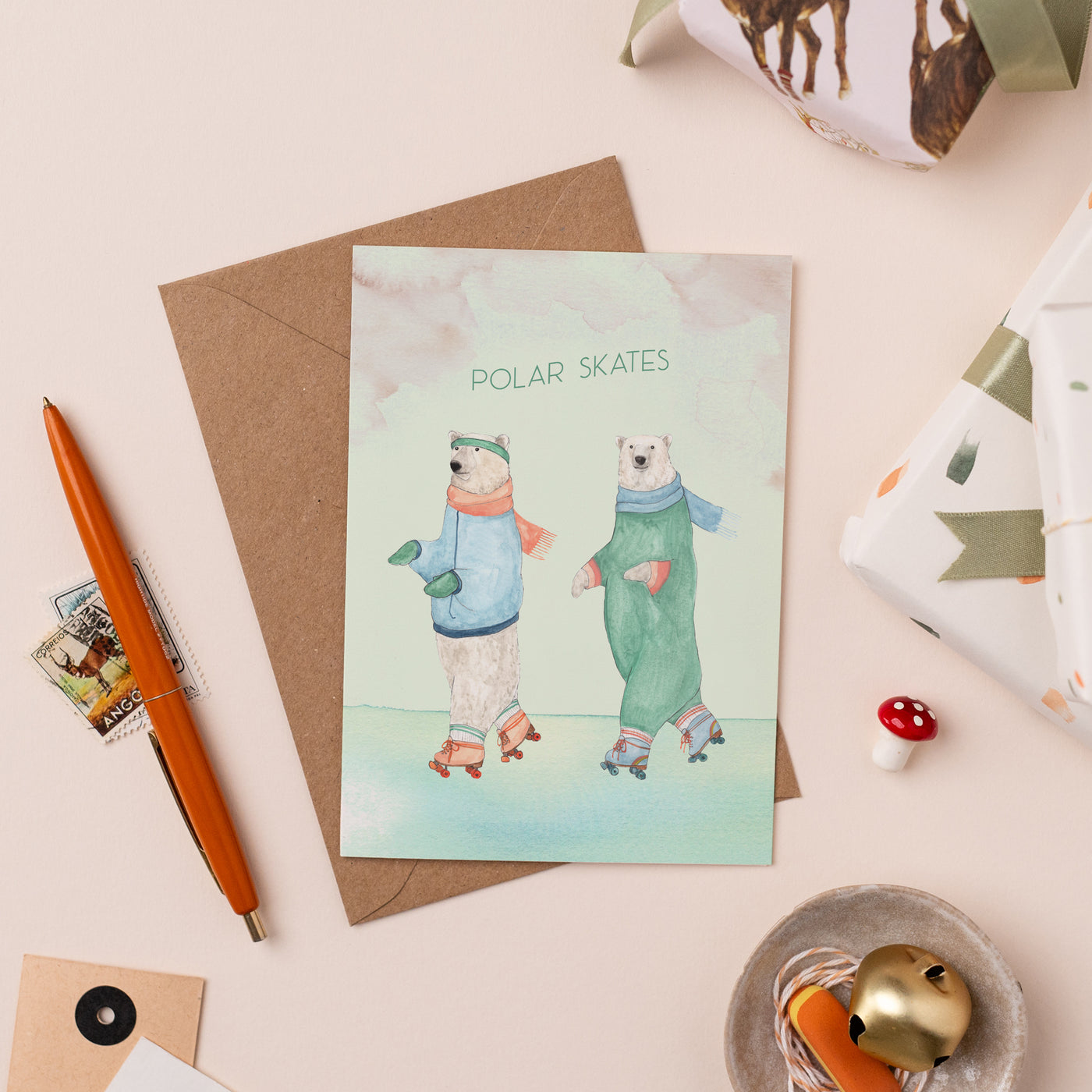 Polar Skates Christmas Card