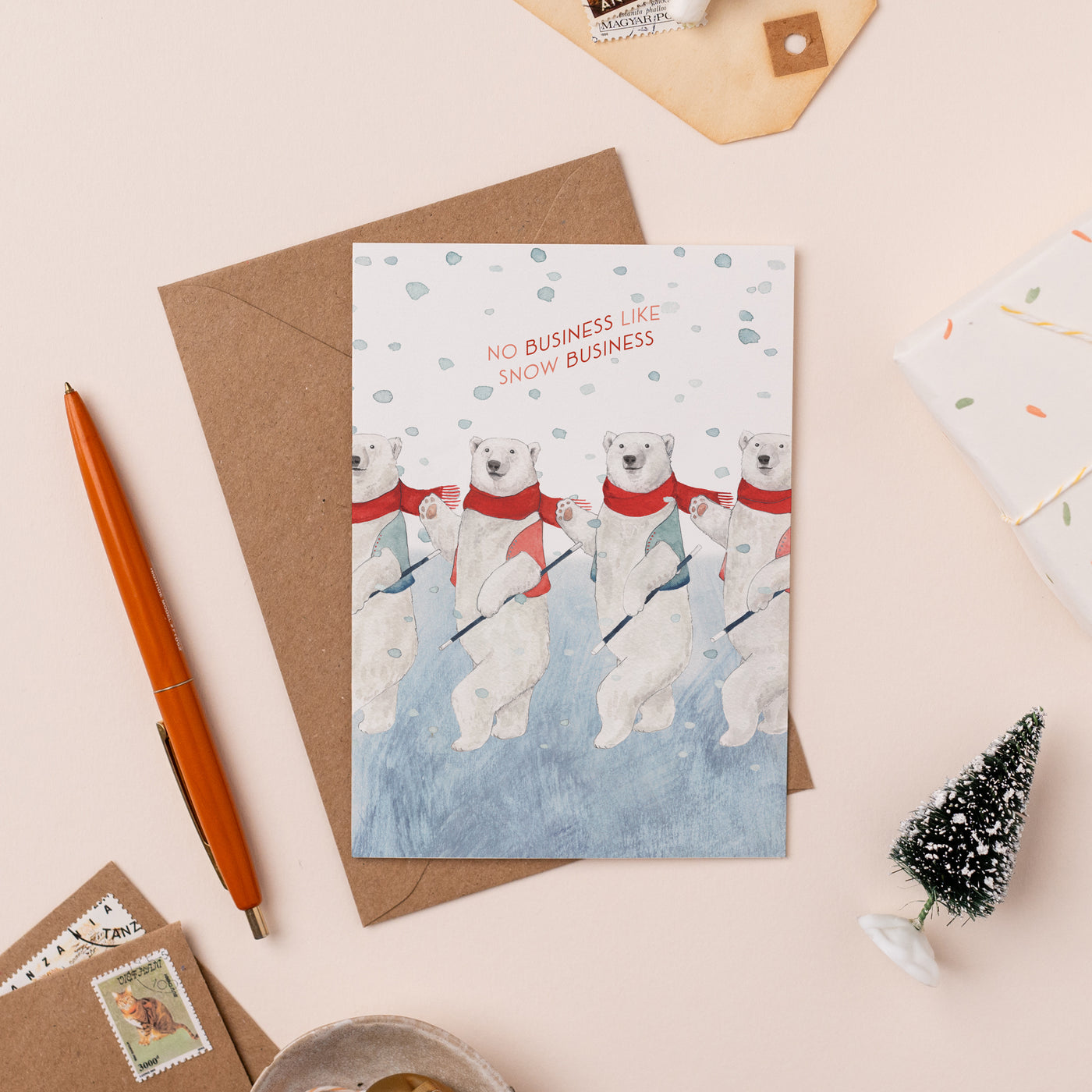 Snow Business Christmas Card