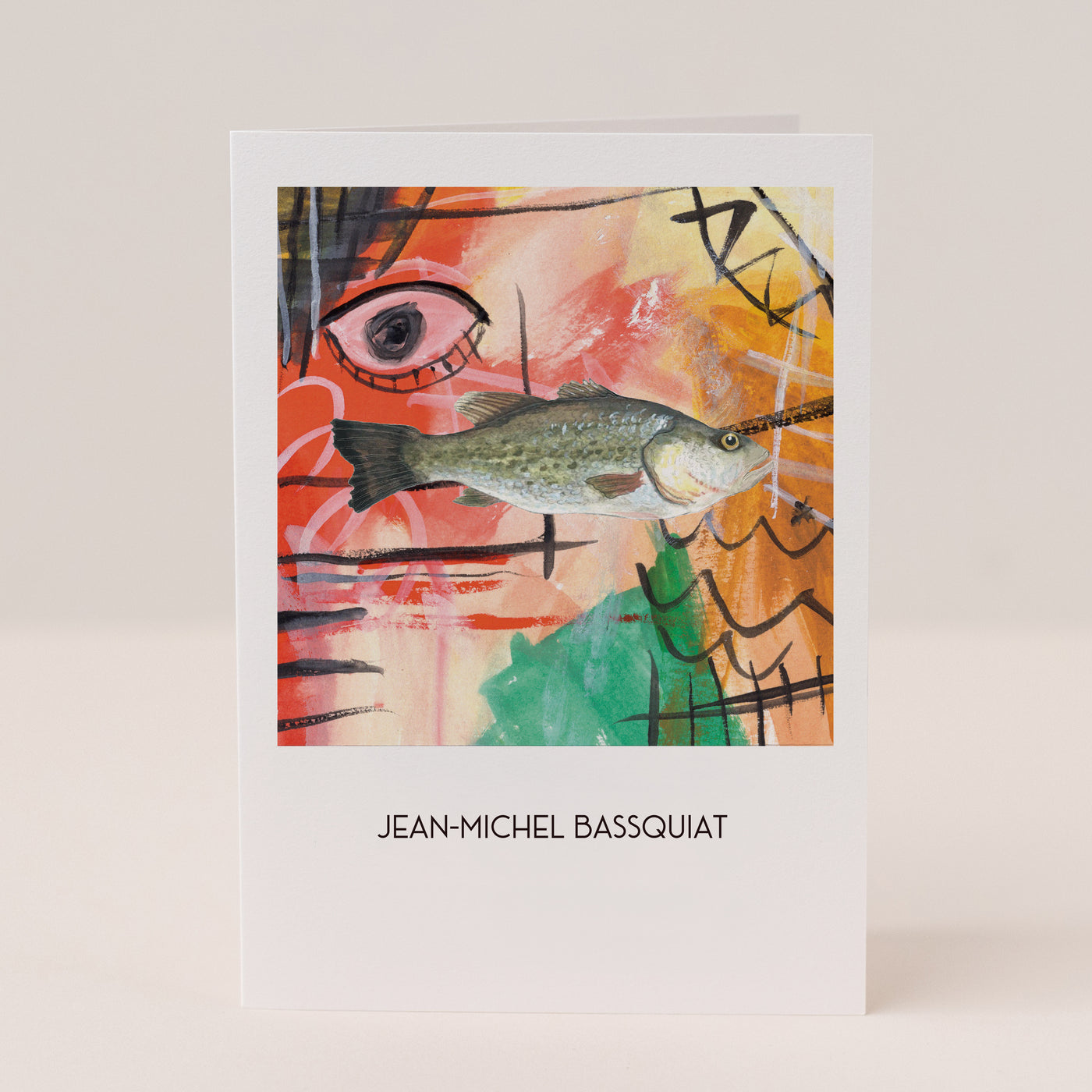 Art Fish - Bassquiat Card