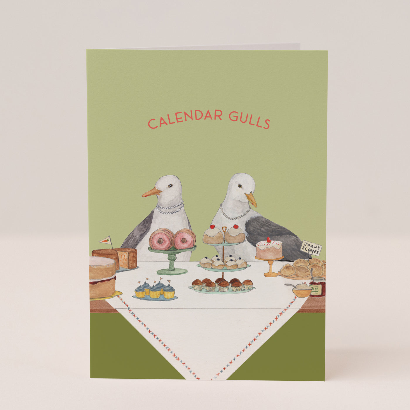 Calendar Gulls Card