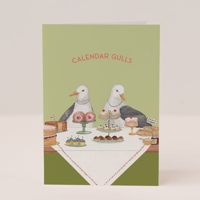 Calendar Gulls Card