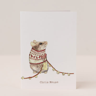 Chris Mouse Christmas Card