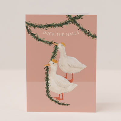 Duck the Halls Christmas Card