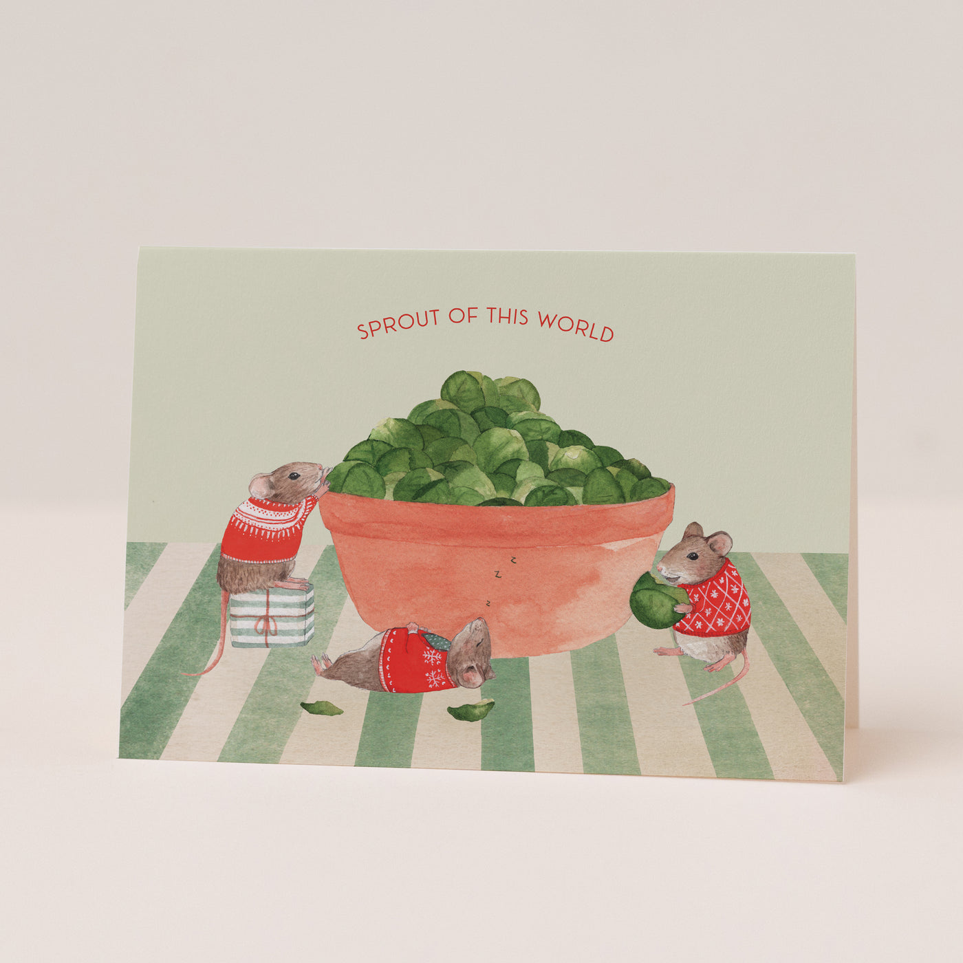 Sprout of the World Christmas Card