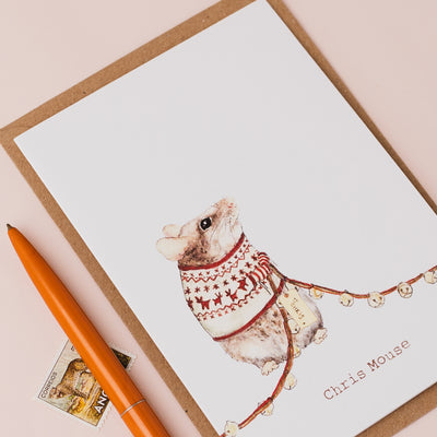 Chris Mouse Christmas Card