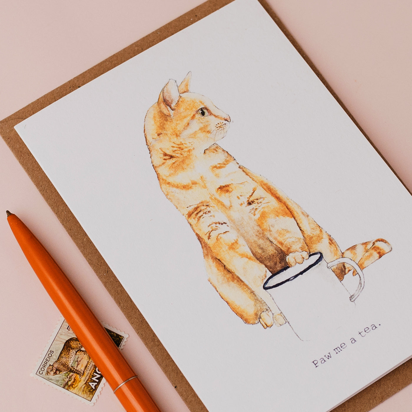 Paw Me a Tea Card