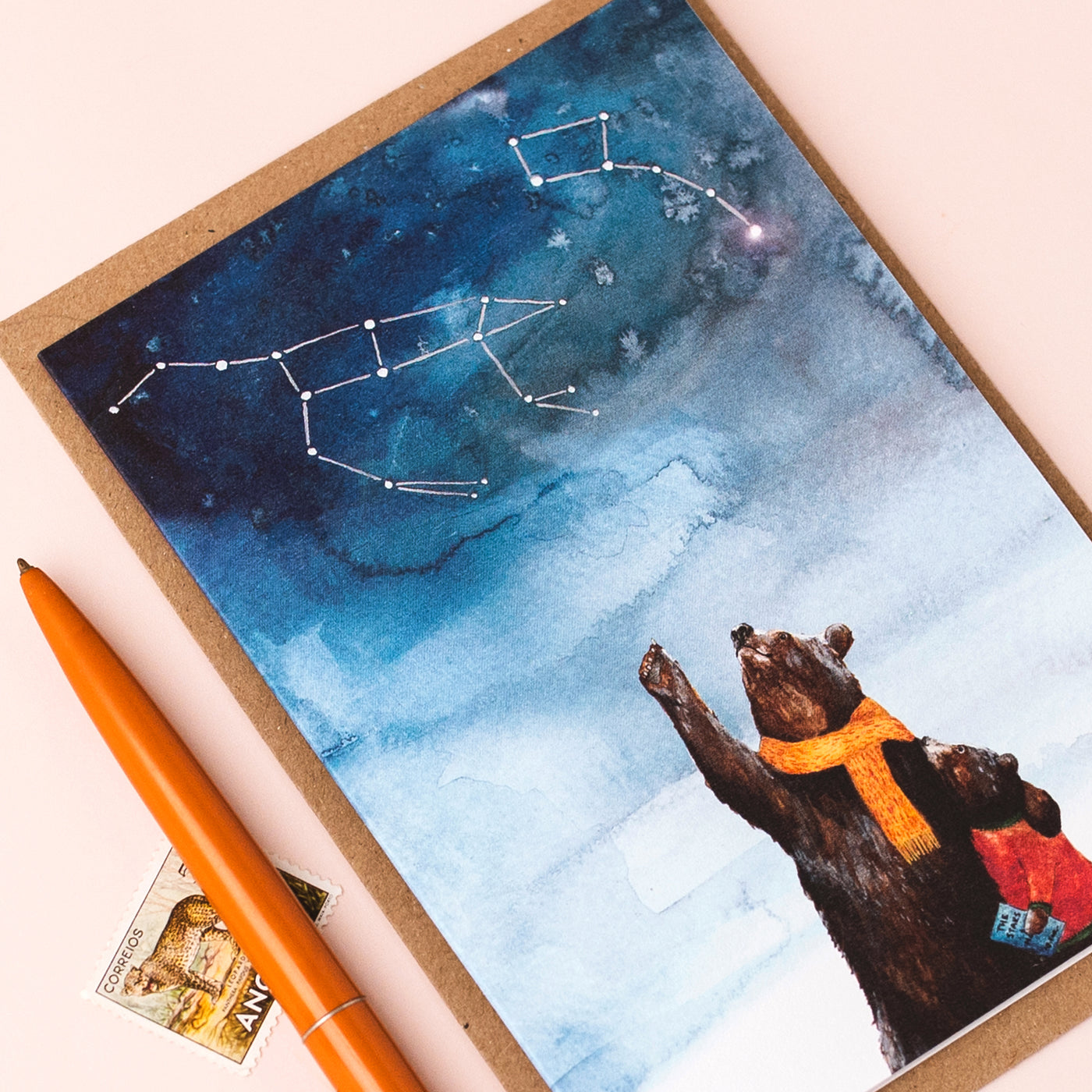 Ursa Major + Ursa Minor Card