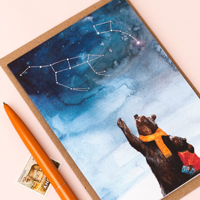 Ursa Major + Ursa Minor Card