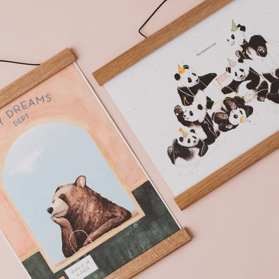 Oak Hanger Picture Frames