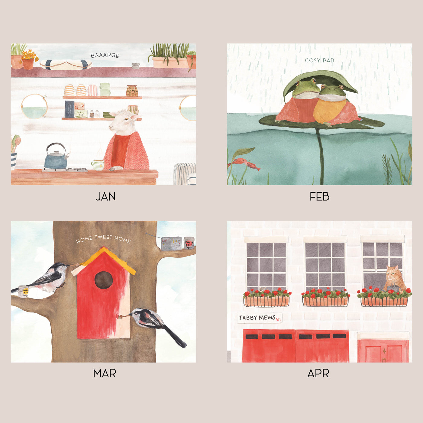 Preorder! 2026 Wall Calendar - Home Sweet Home