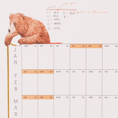 Pre order! 2026 Bear Year Planner