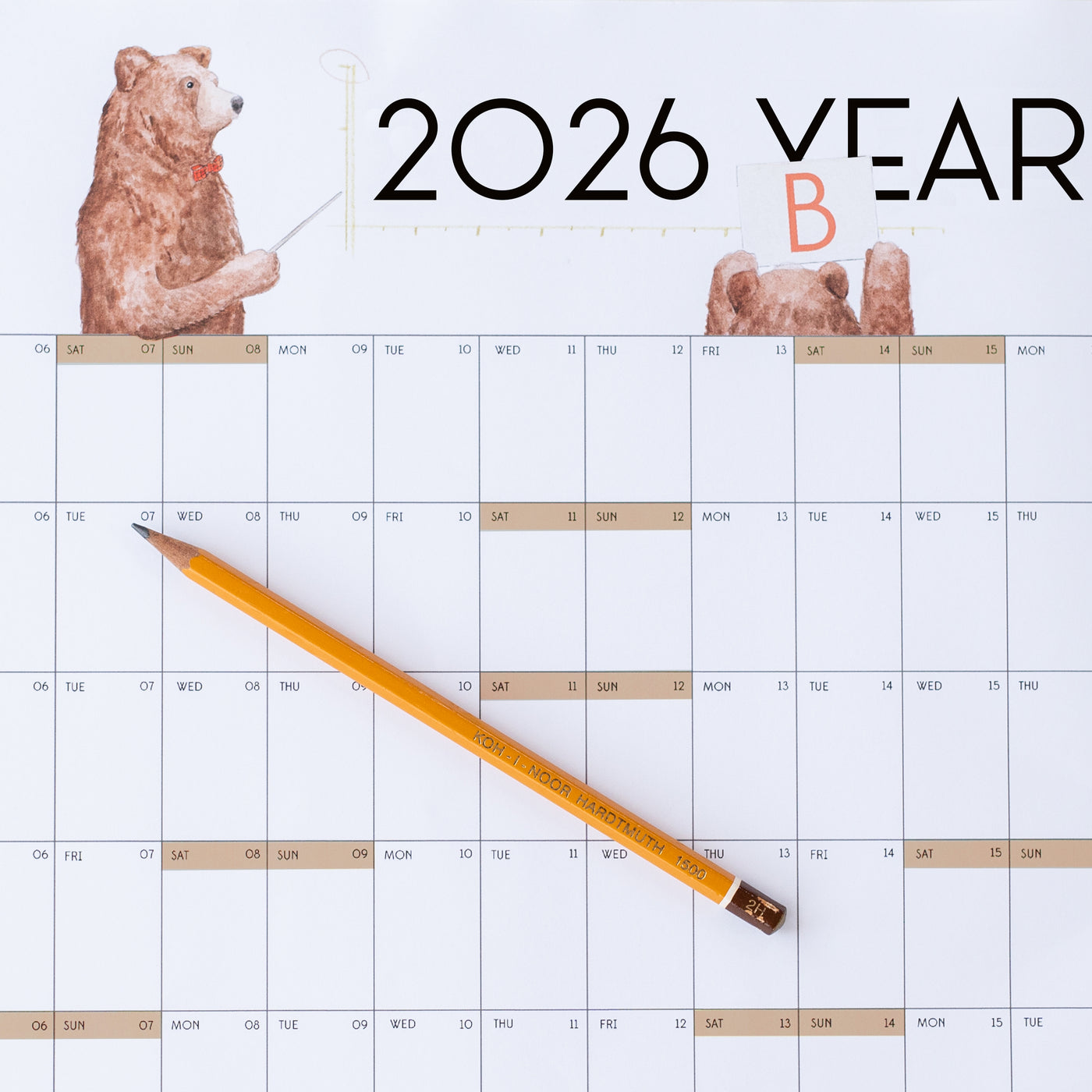 Preorder! 2026 Wall Calendar and Planner Bundles