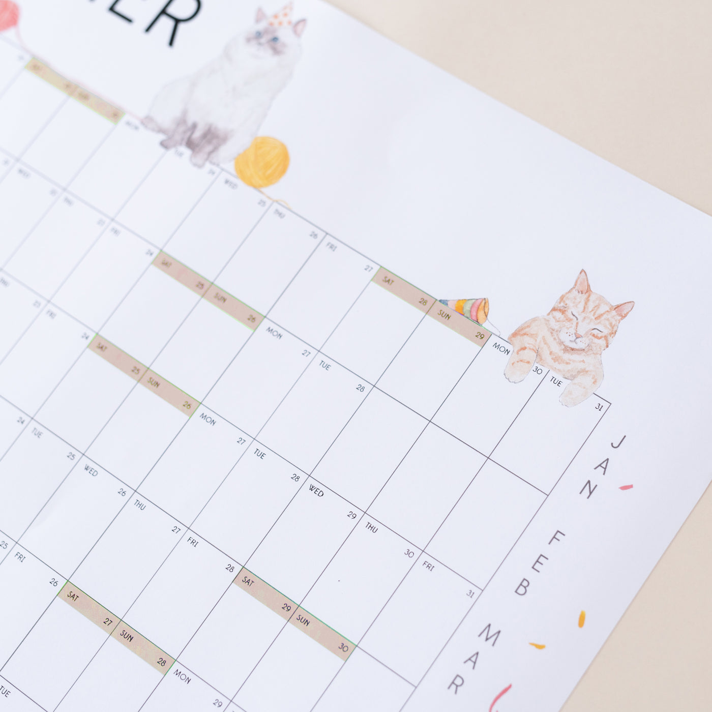 Pre order! 2026 Cat Party Year Planner