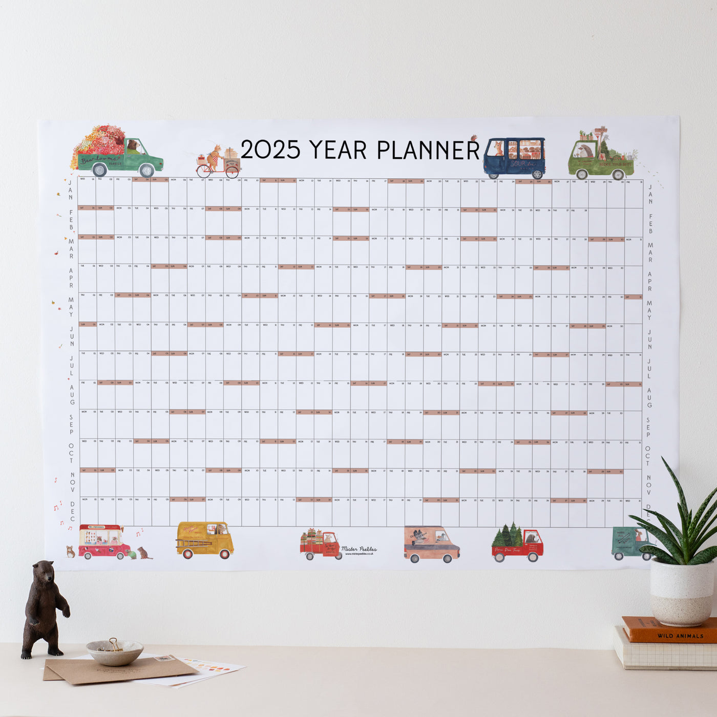 2025 Vanimals Year Planner