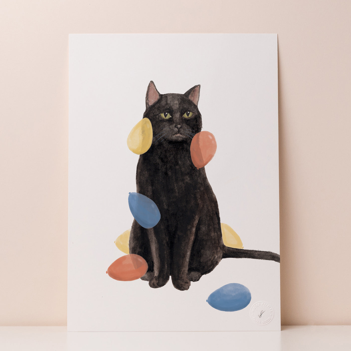 Electric Cat Print