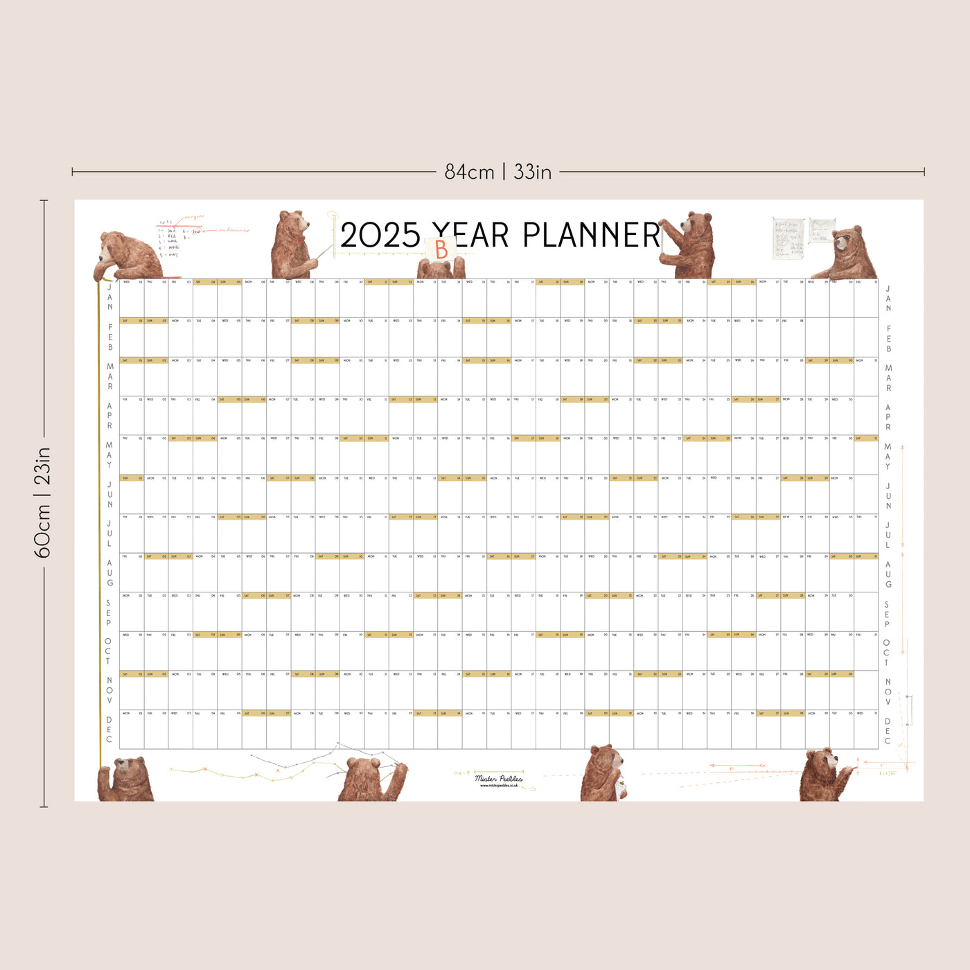 2025 Bear Year Planner