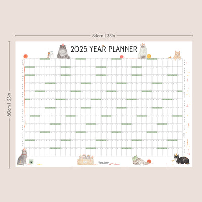 2025 Cat Party Year Planner