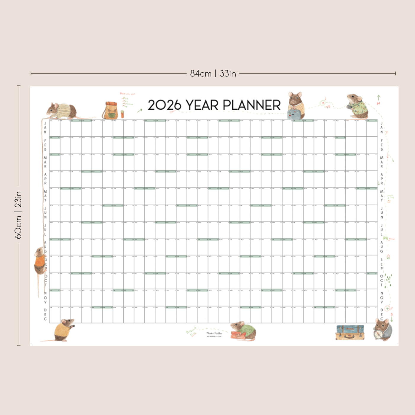 Pre order! 2026 Mouse Year Planner